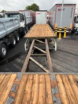 Schwarzmüller Baustoff Teleskop 6 m Baustahlmatten Steckrungen - Radlader Teleskop