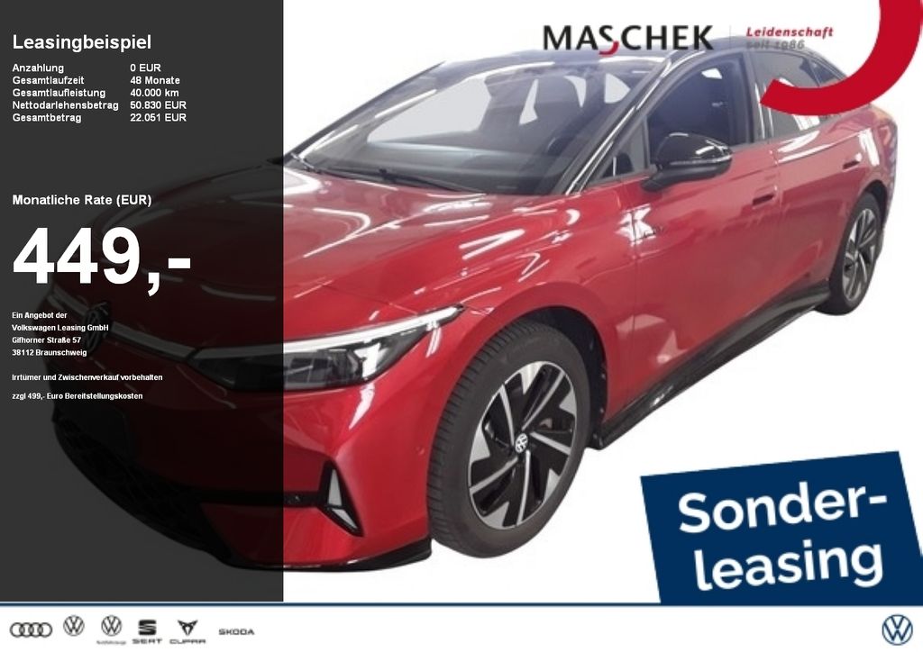 Volkswagen ID.7 GTX Sonderleasing! Panorama AHK Anschlussg