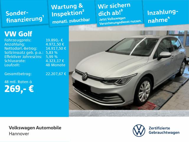 Volkswagen Golf VIII 1.5 TSI Life Navi LED DigCockpit ACC P