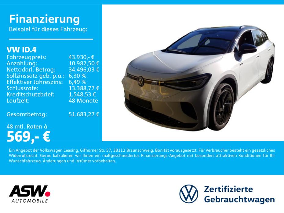 Volkswagen ID.4 GTX 4Motion LED Navi Wärmepumpe SHZ ACC PDC