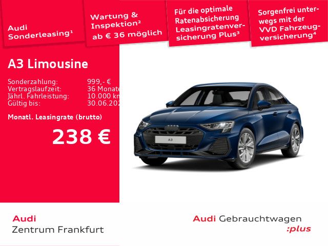 A3 Limousine 30 TFSI S tronic S line Navi DAB VC