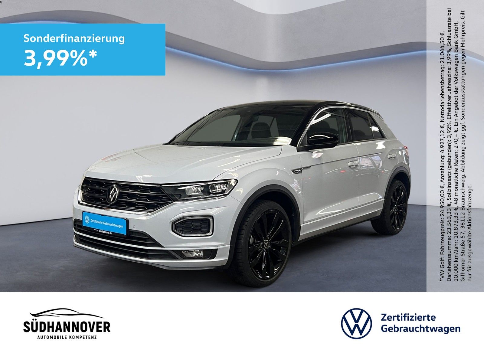 Volkswagen T-Roc Sport R-LINE 1.5 TSI AHK+NAVI+LED+SHZ+PDC