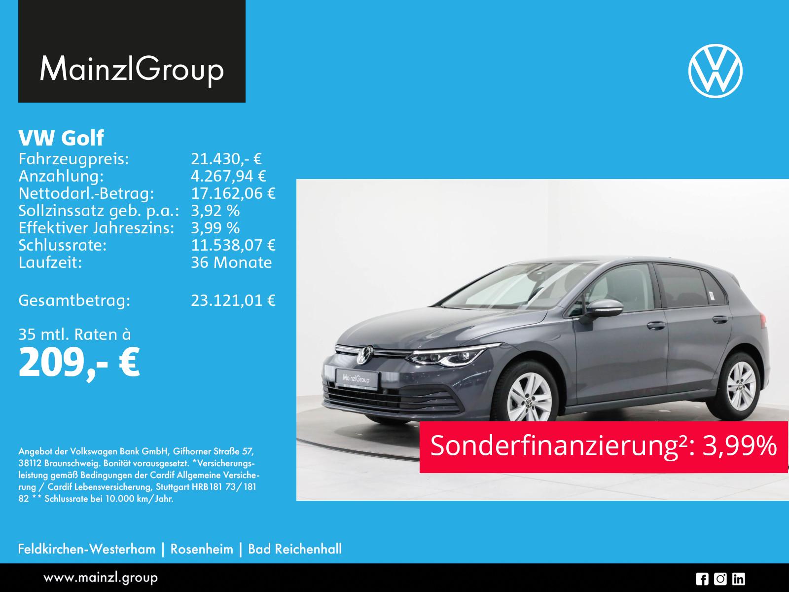 Volkswagen Golf 1.5 TSI Life LED Navi SHZ Virtual 2xPDC