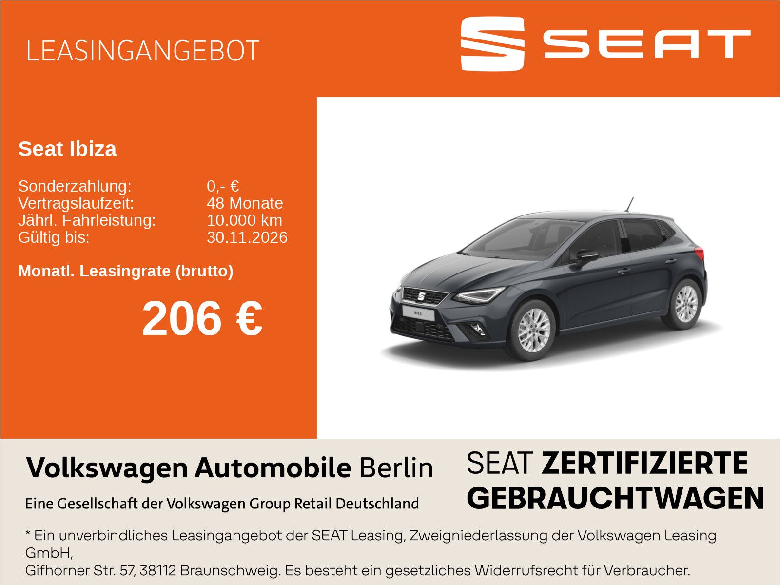 Seat Ibiza 1.5 TSI DSG FR Navi LED SHZ ACC PDC