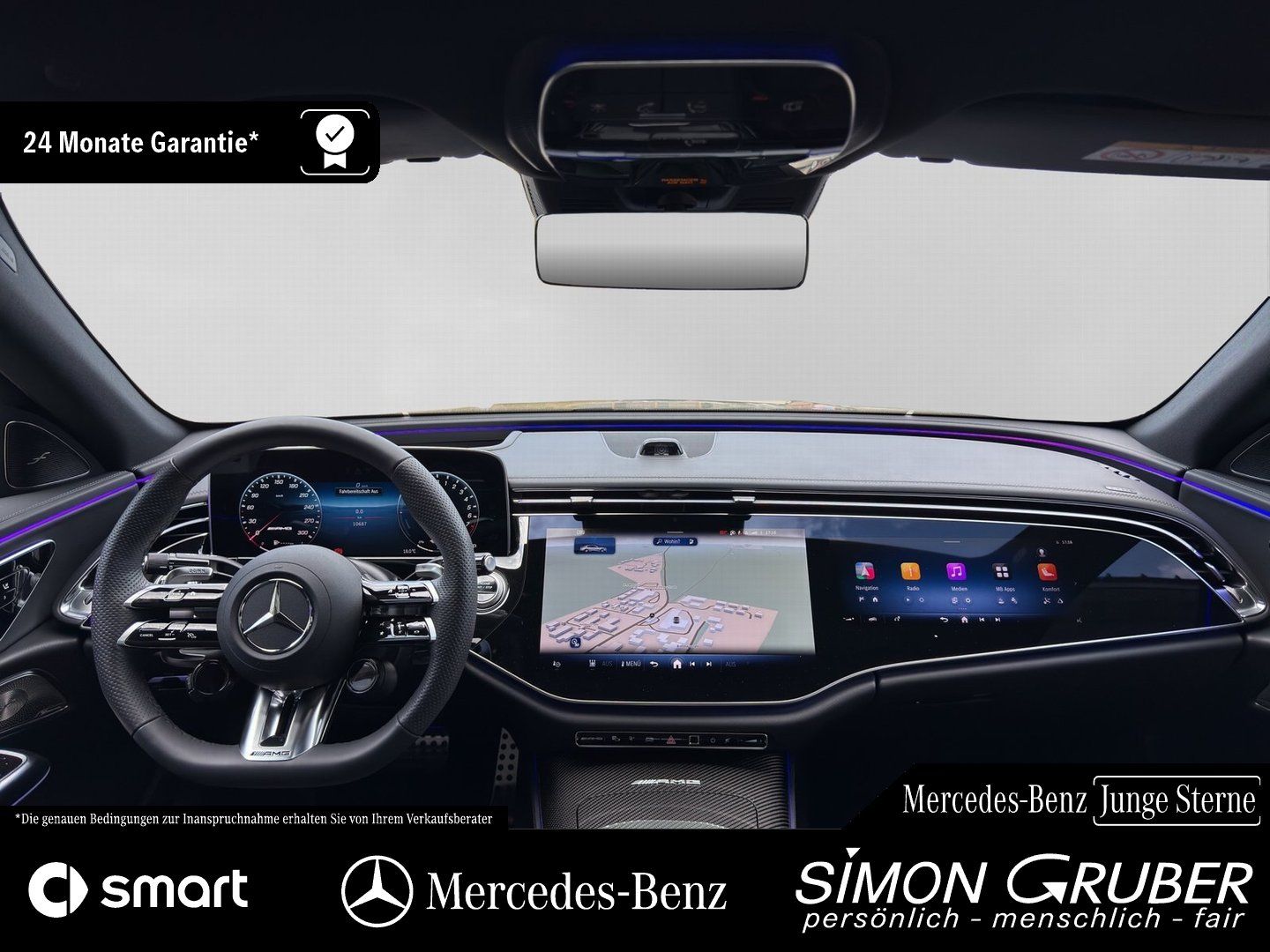 Fahrzeugabbildung Mercedes-Benz E 53 Hybrid 4M+ Perfo Sitz Dynamic+Carbon Nappa
