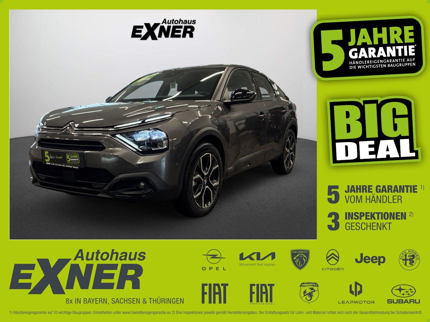 Citroën C4 Elektromotor e-C-SERIES 2xKlima+ACC+AUT+HUD