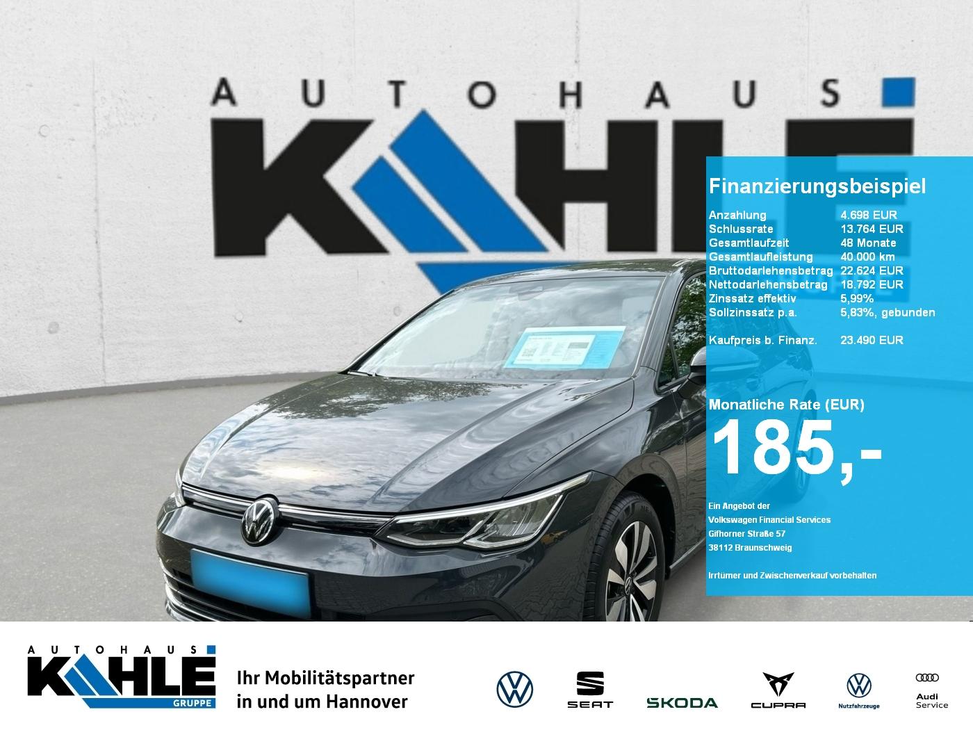 Volkswagen Golf VIII 1.5 TSI Move SHZ RFK App Connect