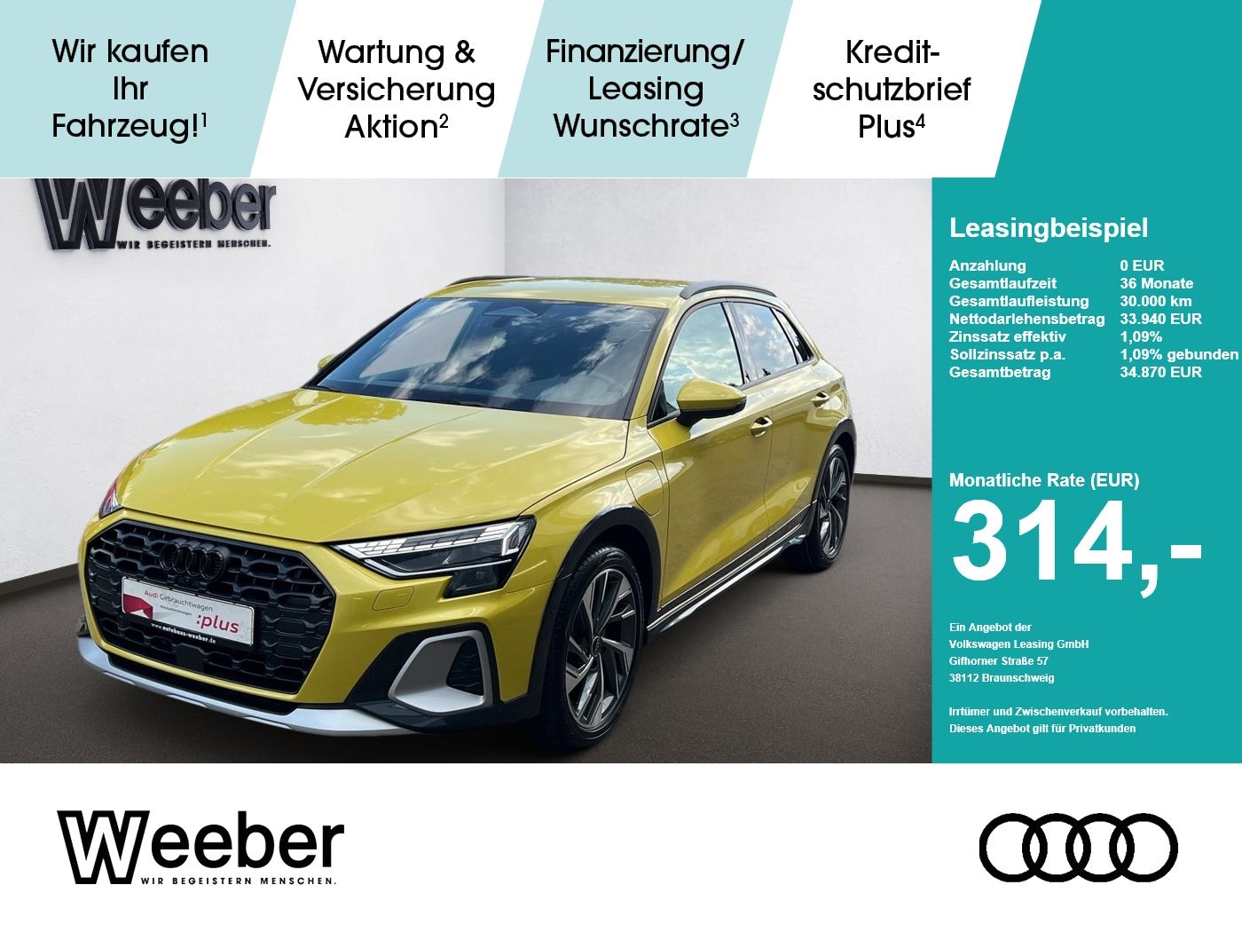 Audi A3 allstreet S line Hybrid *360°CAM*KESSY*NAVI*5