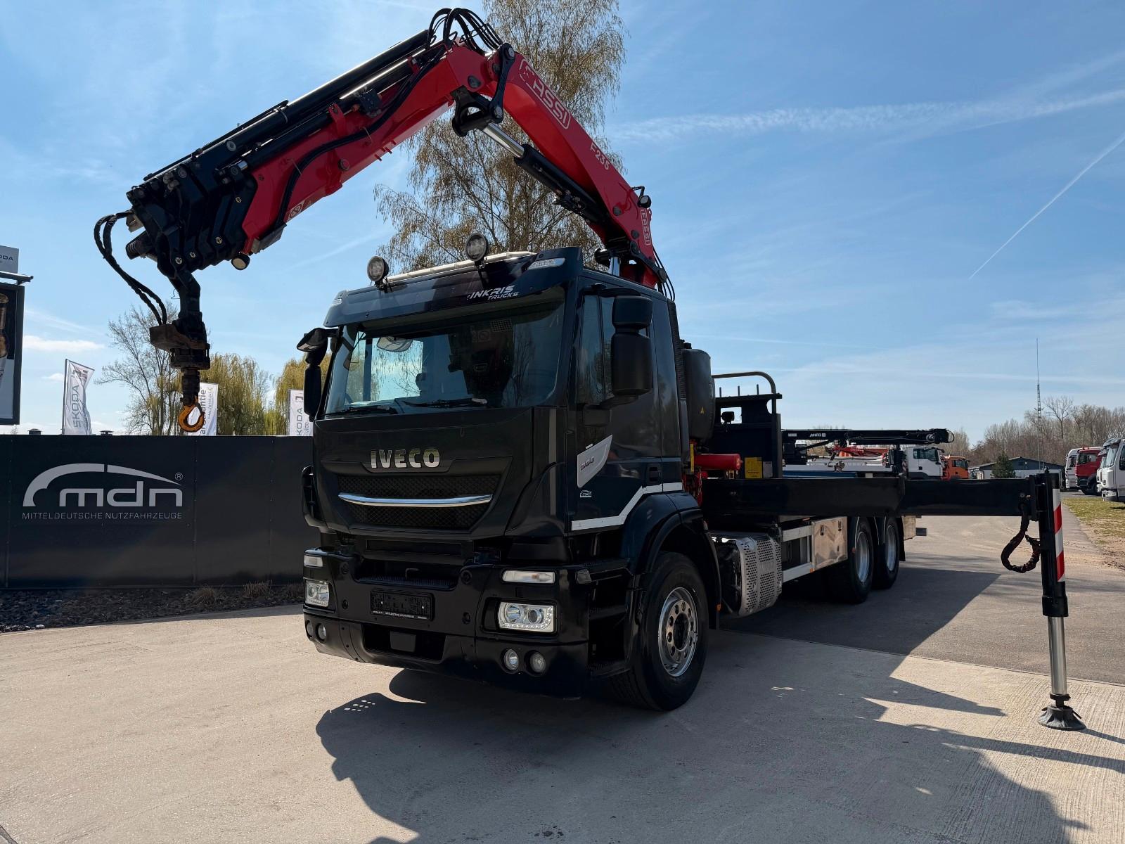 Iveco Stralis X-Way 360 6x4 Pritsche Kran 23m AHK