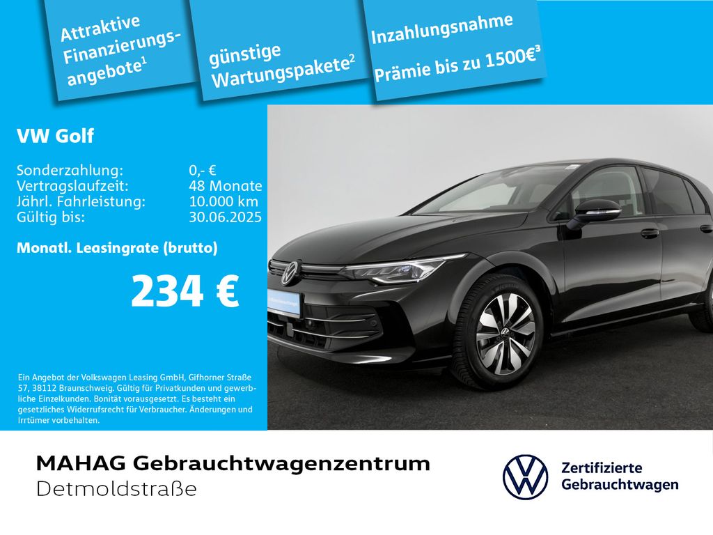 Volkswagen Golf VIII 1.5 TSI GOAL AHK Navi LEDPlus TravelAs
