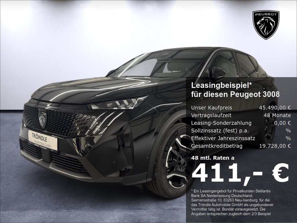 3008 GT Plug-In Hybrid 195 AHK-abnehmbar Navi LE