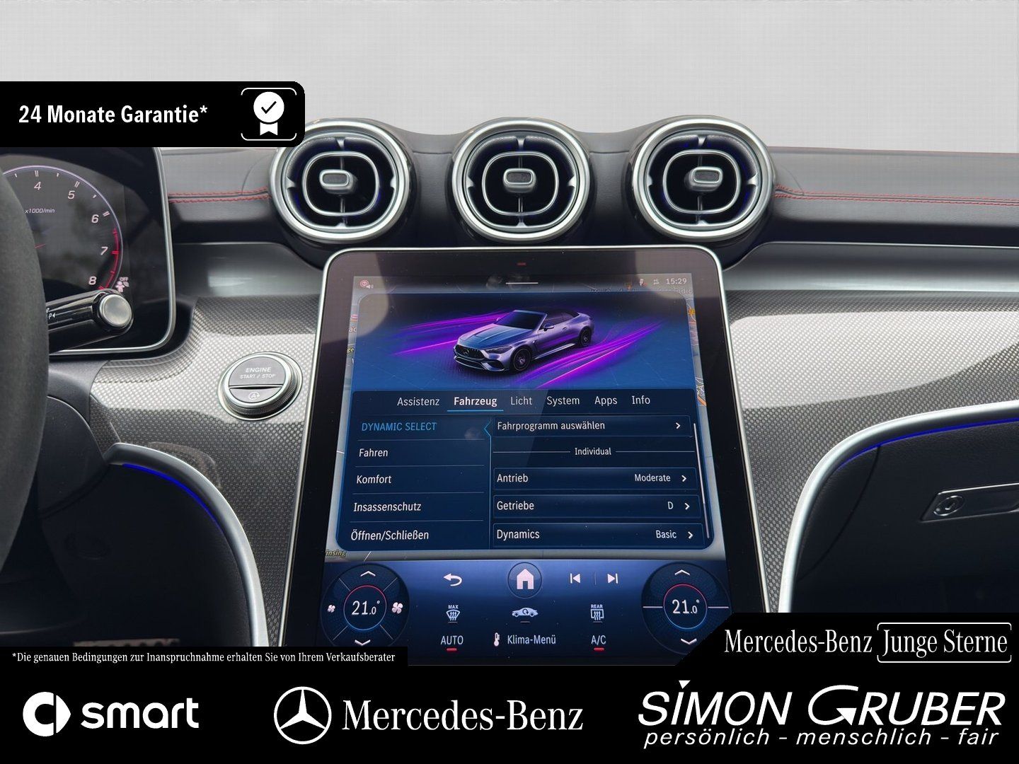 Fahrzeugabbildung Mercedes-Benz CLE 53 4M AMG Dyn+ Optik Sound Driver HUD Burm