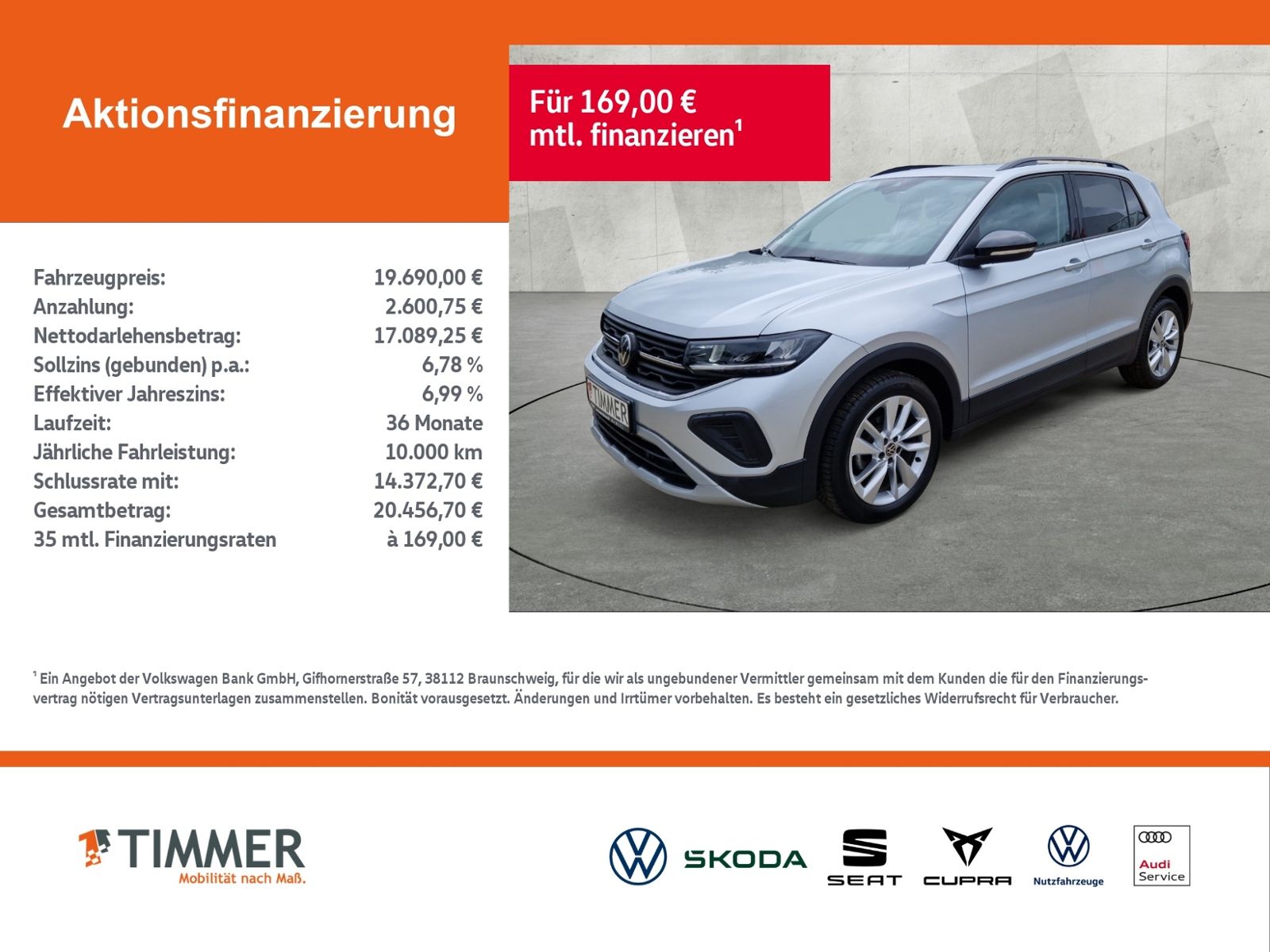 Volkswagen T-Cross 1.0 TSI GOAL +LED +ACC +VIRTUAL +NAVI +S imagem 2