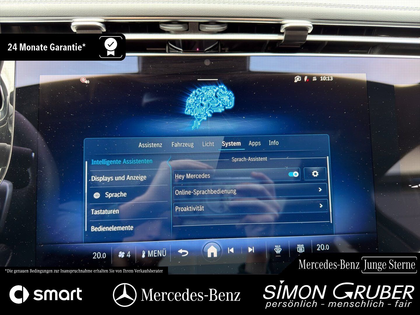 Fahrzeugabbildung Mercedes-Benz E 220 d AMG Night Pano Superscreen Burm4D 20Zoll