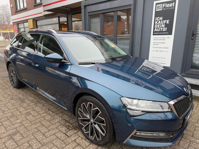 Skoda Superb L&K DSG Leder Navi LED Notb.  Standh. GRA