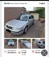 Skoda Octavia Combi 1.6 Family Edition Family Edition - Skoda Octavia aus 2003: Kombi