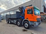 Mercedes-Benz Actros 3241 8X4 Containersysteem/ 20T HMF crane/ - Container