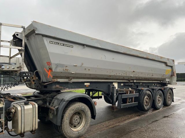 Meiller TR 3 3-AXLES TIPPER STEEL BUCKET - STEEL CHASSIS