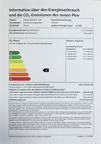 Fahrzeugabbildung Volkswagen Passat  2,0 l TDI DSG R-Line Tageszulass. AHK MA