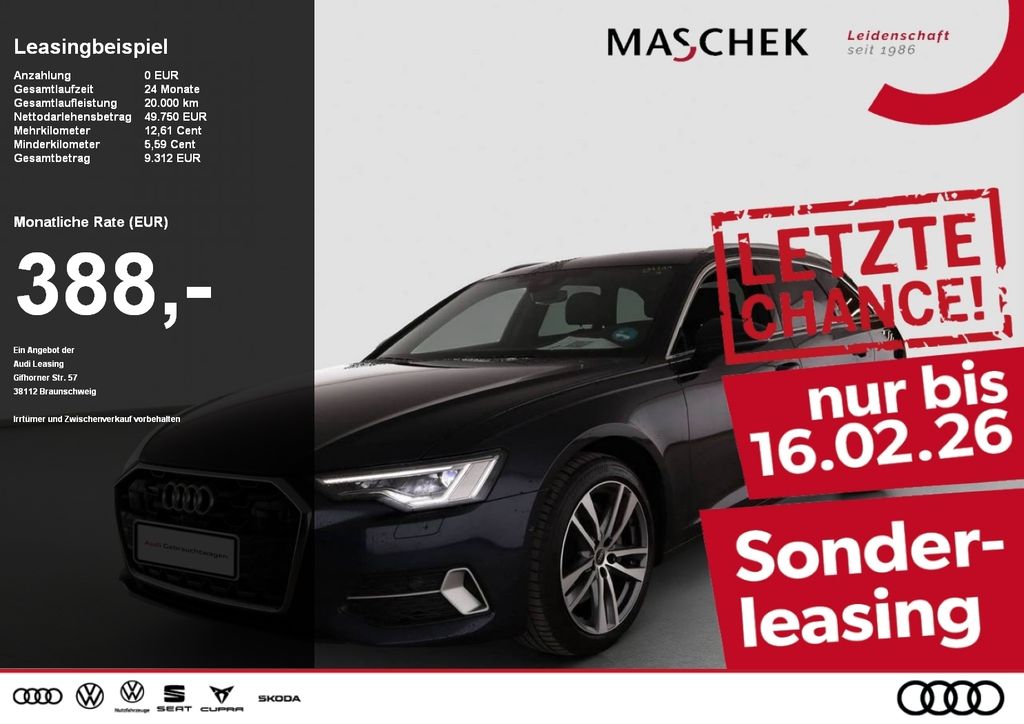 A6 Avant 50 TDI quatt AHK Sitzlüft HUD 360° ACC