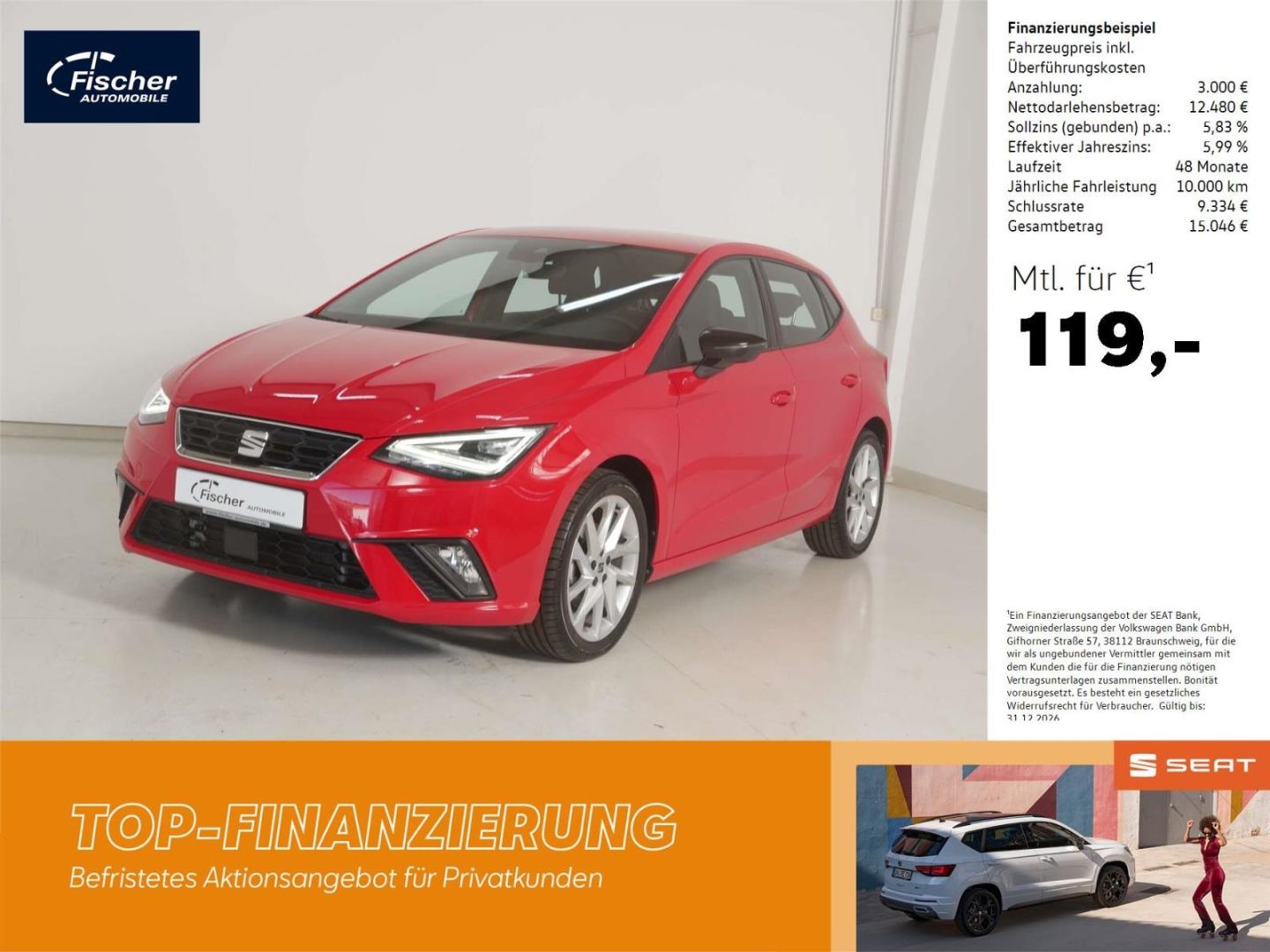 SEAT Ibiza 1.0 TSI FR Pro NAV/VIRTUAL/Voll-LED/