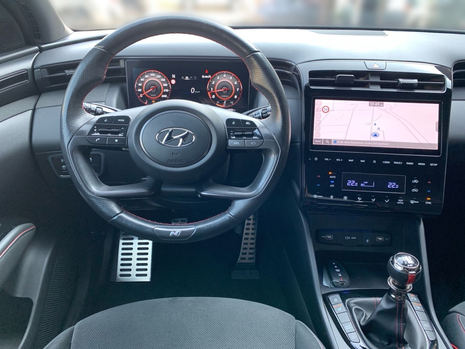 Fahrzeugabbildung Hyundai TUCSON 1.6 T-GDI N Line Mild-Hybrid 8xbereift