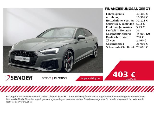 Audi A5 Sportback S line 40 TDI MMI Matrix Kamera