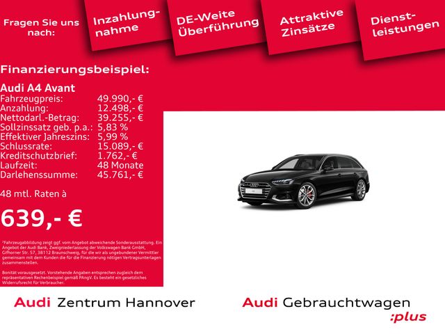 Audi A4 Avant Advanced 40 TFSI Pano HuD Matrix AHK