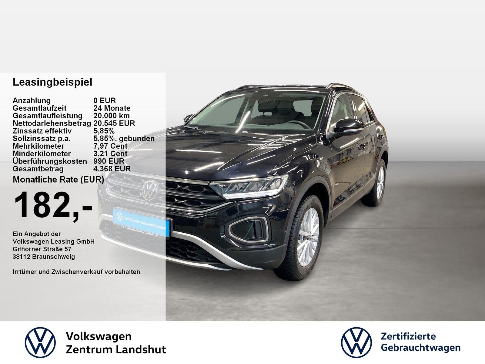 Volkswagen T-Roc Life 1.0 TSI 2xKlima KlimaA LED LM Navi