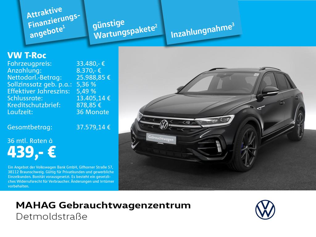 Volkswagen TRoc R 20 TSI BlackStyle TitanAGA LEDER IQDri 2023