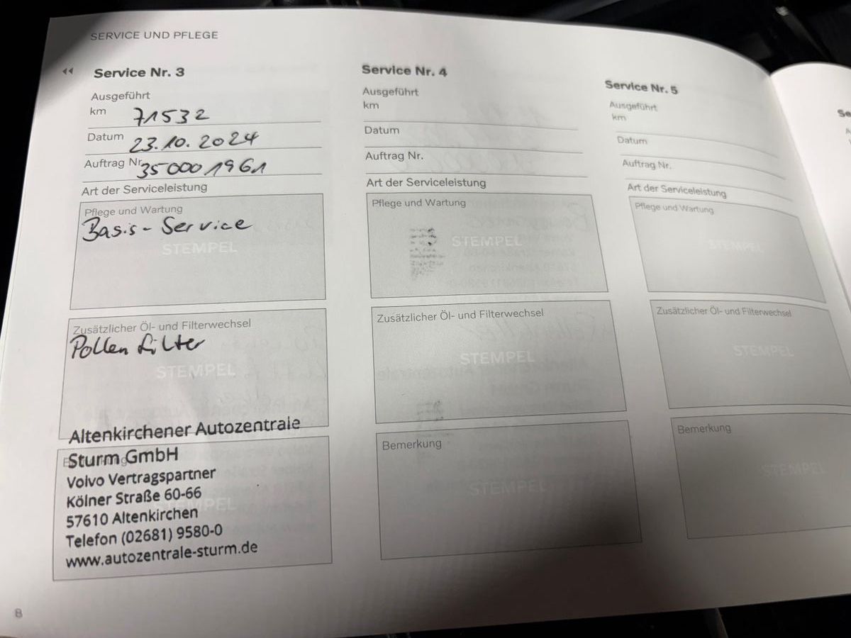 Fahrzeugabbildung Volvo V90 Kombi R Design Recharge Plug-In Hybrid AWD/