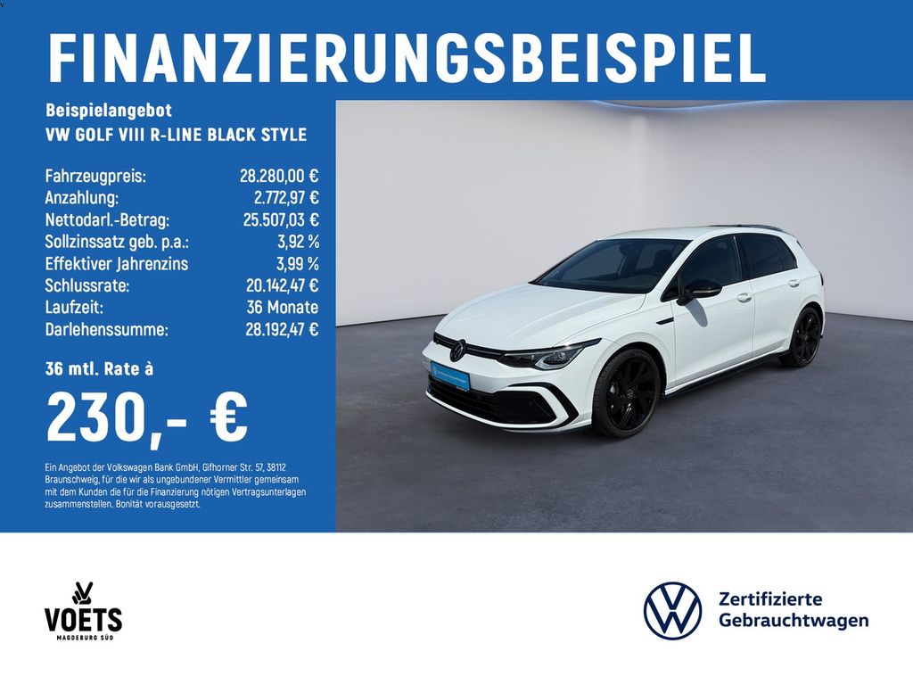GOLF VIII R-LINE BLACK STYLE IQ-LIGHTI+AHK+KAM