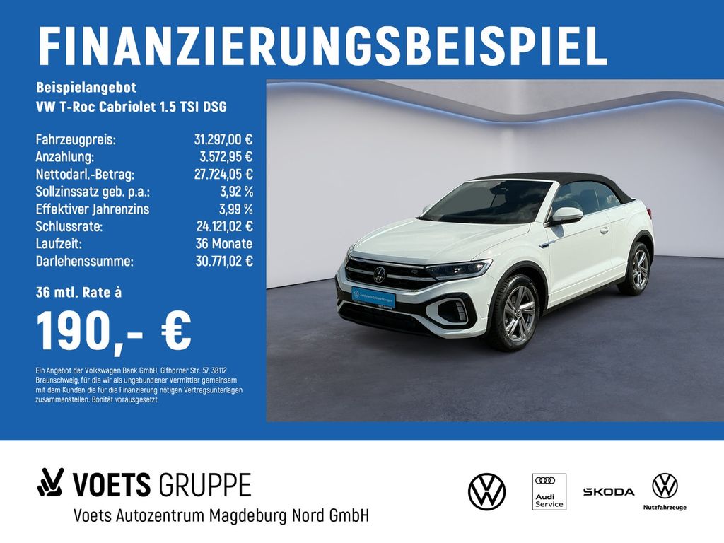 T-Roc Cabriolet  1.5 TSI DSG R-Line NAVI+LED+ACC