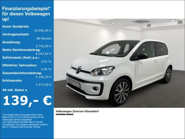 Volkswagen up! 1.0 United Rückfahrkamera Sitzheizung