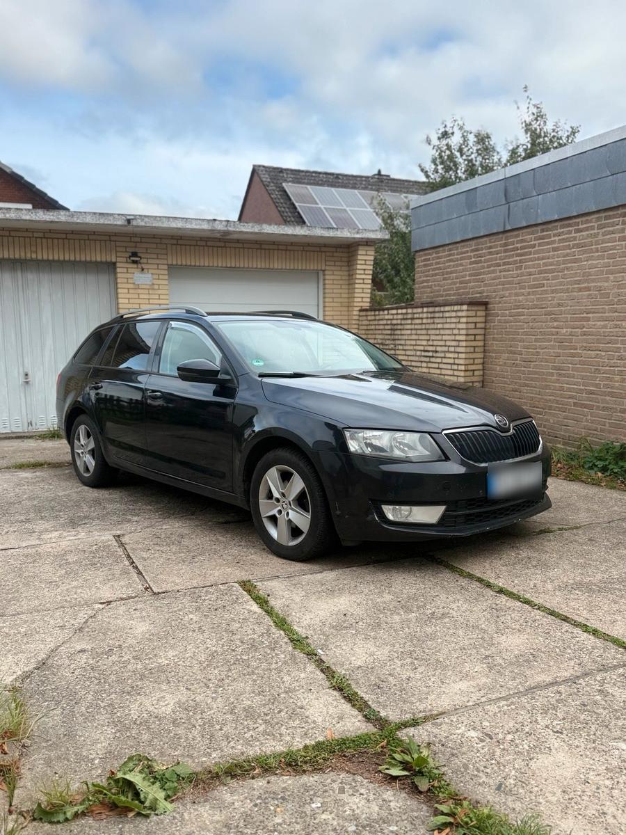 Skoda Octavia 2014 — rear view