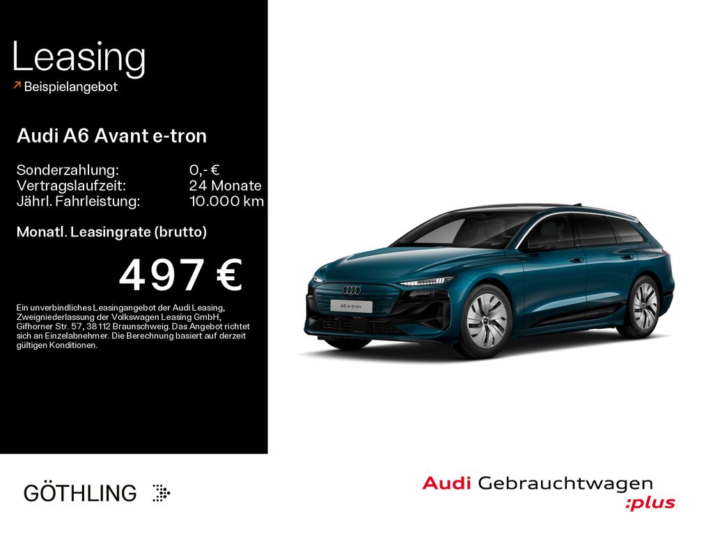 Audi A6 Avant e-tron performance 270 kW *LUFT*Wärmepu