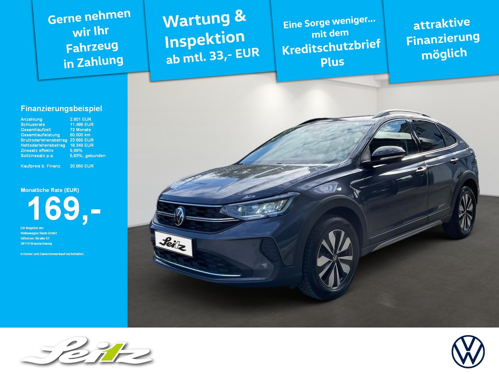 Volkswagen Taigo 1.0 TSI Goal *LED*NAVI*PARKSENSOR*