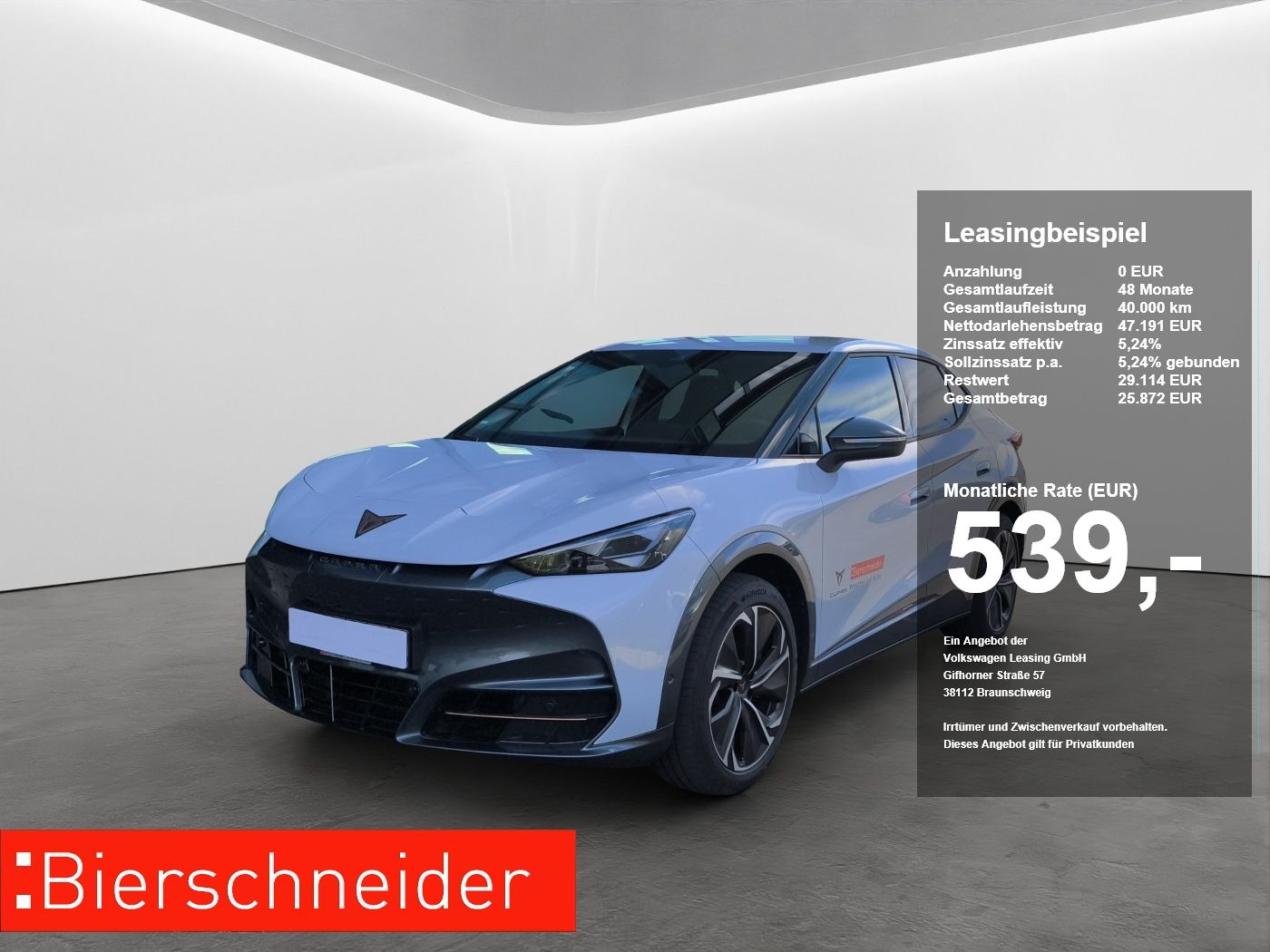 Cupra Tavascan VZ 82 kWh MATRIX-LED NAVI WÄRMEPUMPE AC
