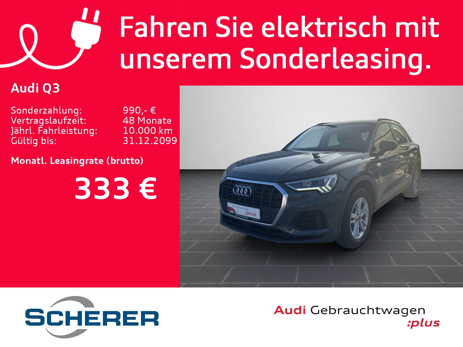 Audi Q3 45 TFSIe S tron. NAVI PLUS AHK ACC LED