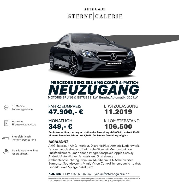 Image of Mercedes-Benz E 53 AMG