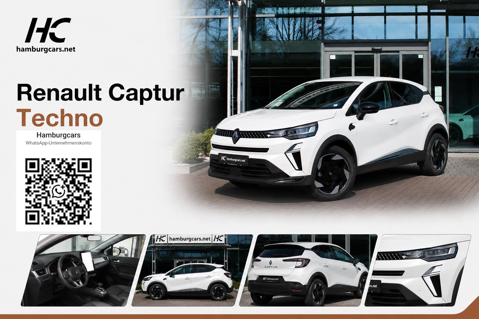 Renault Captur Techno M.Hybrid 160 aut. Navi PDC Wint...