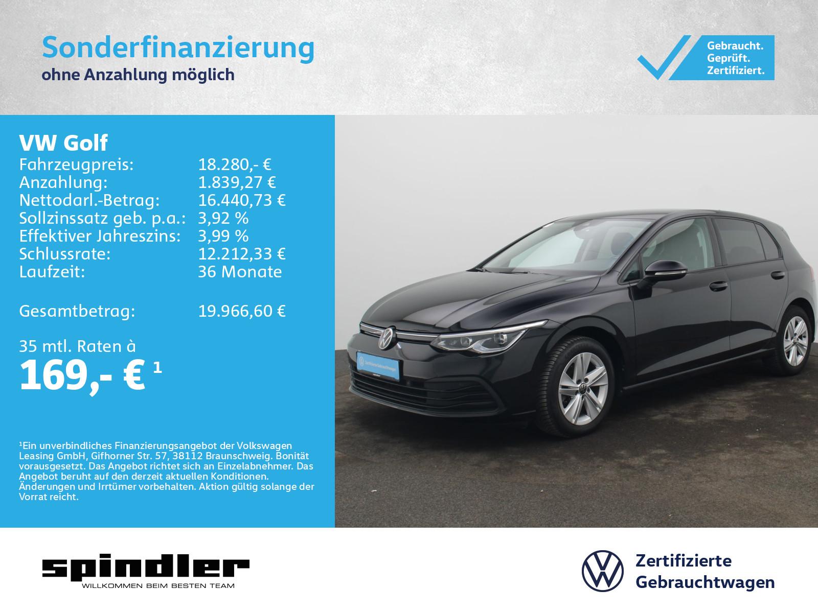 Volkswagen Golf VIII Life 1.5TSI / Navi, CarPlay, LED+, RFK