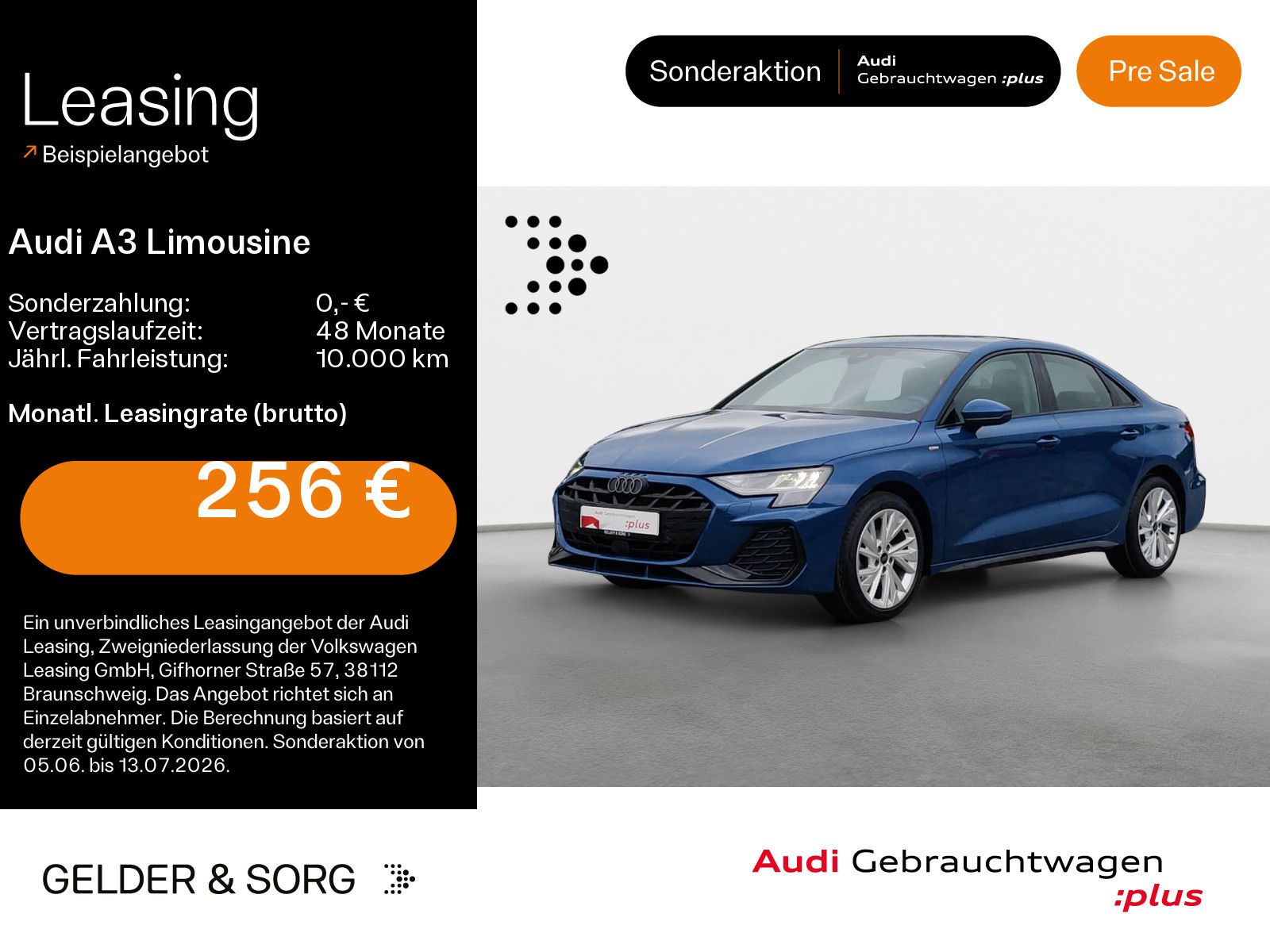 Audi A3 Limousine 30 TFSI S line LED*RFK*ACC*Virtual