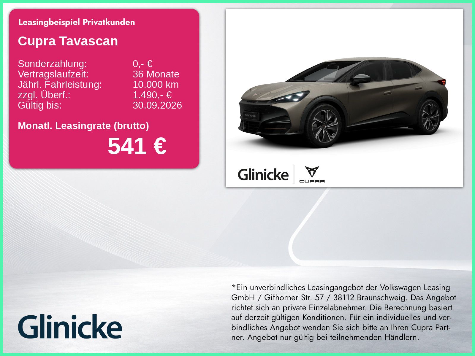 Cupra Tavascan VZ 4Drive 250 kW (340 PS)