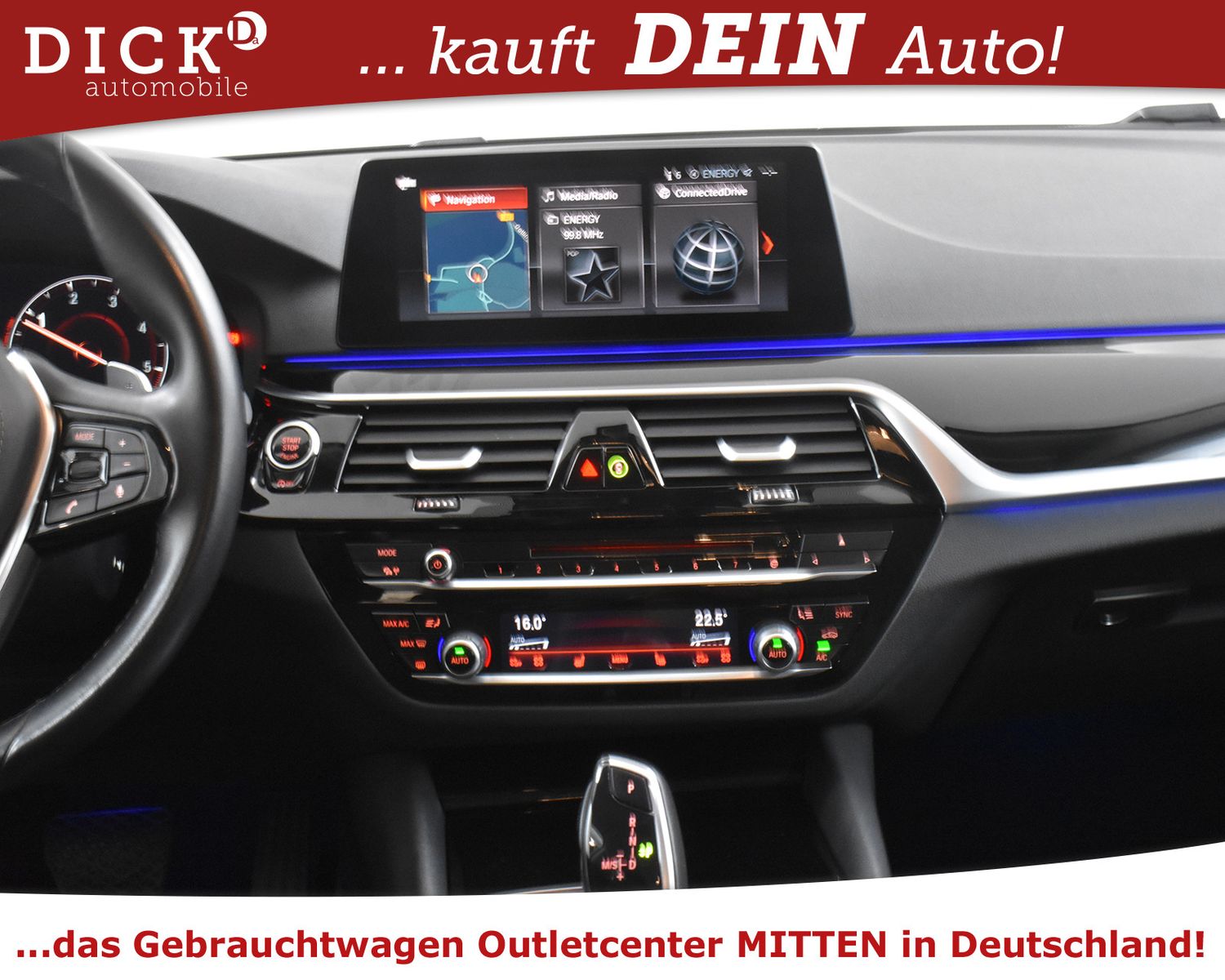 BMW 520d Aut Sport Line SHADO+VIRTU+PROF+H&K+KAM+M18 - Image 14