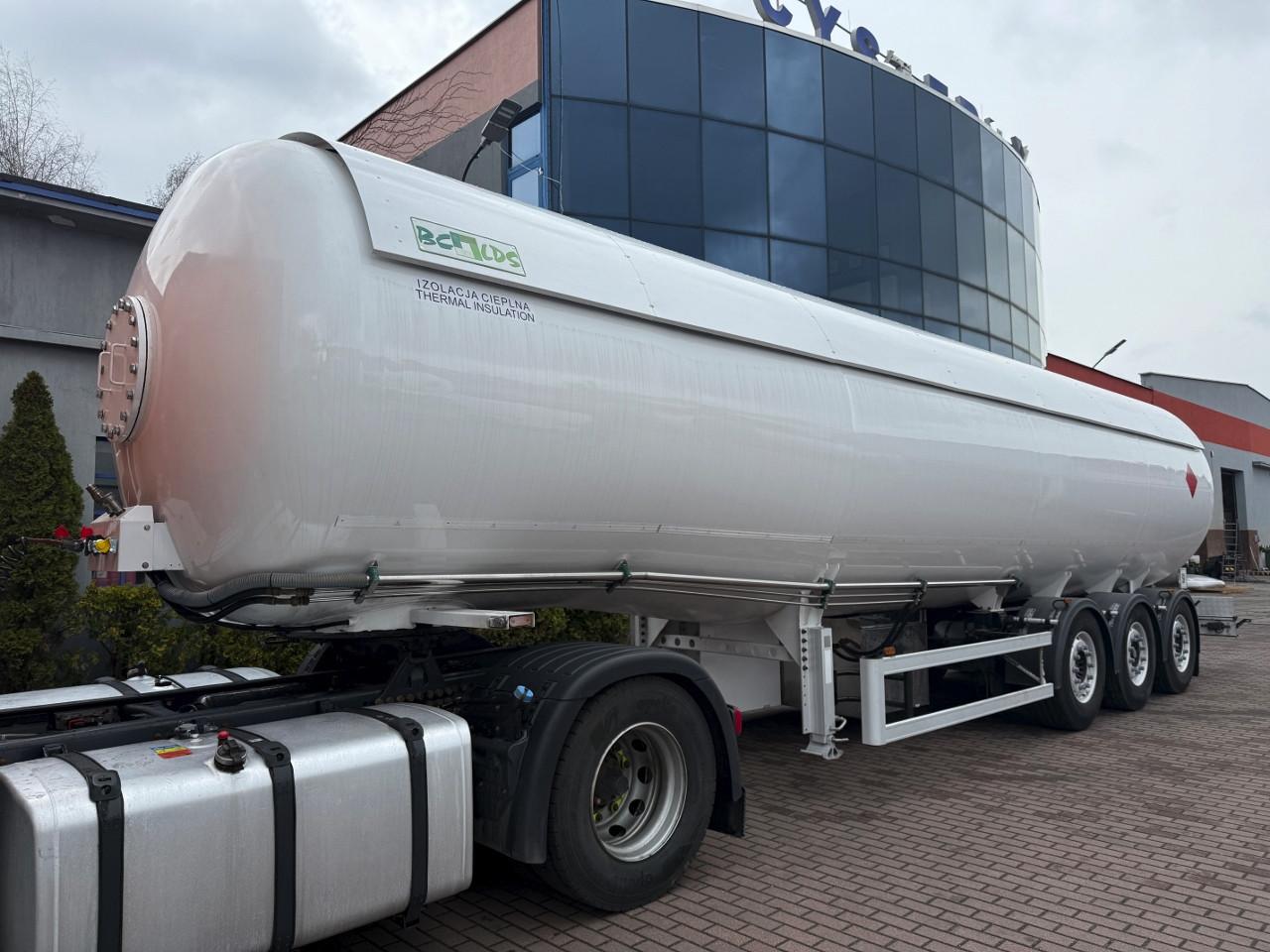 Other BC LDS, ADR code P25BN. GAS tanker