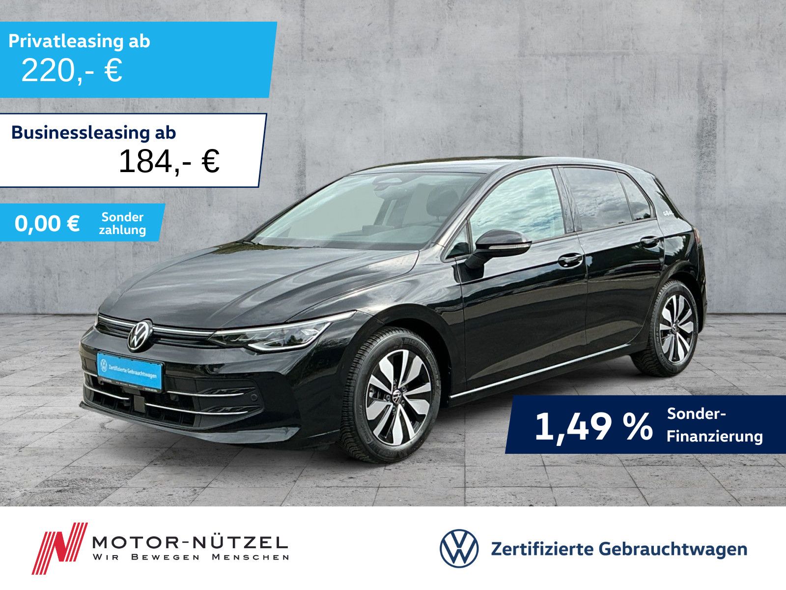 Volkswagen Golf VIII 1.5 eTSI DSG GOAL MATRIX+NAVI+AHK+ACC
