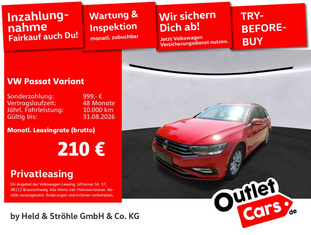 Volkswagen Passat Variant 2.0 TDI DSG LED NAVI R-KAM SHZ