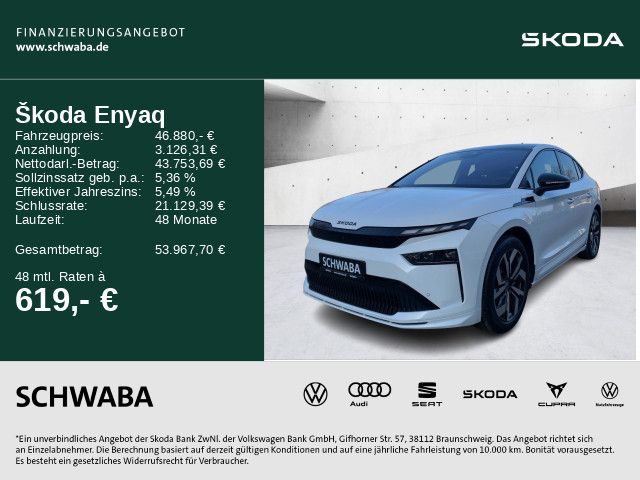 Skoda Enyaq Coupe 60 Sportline *LED*AHK*ACC*R.KAM*PDC* imagem 2