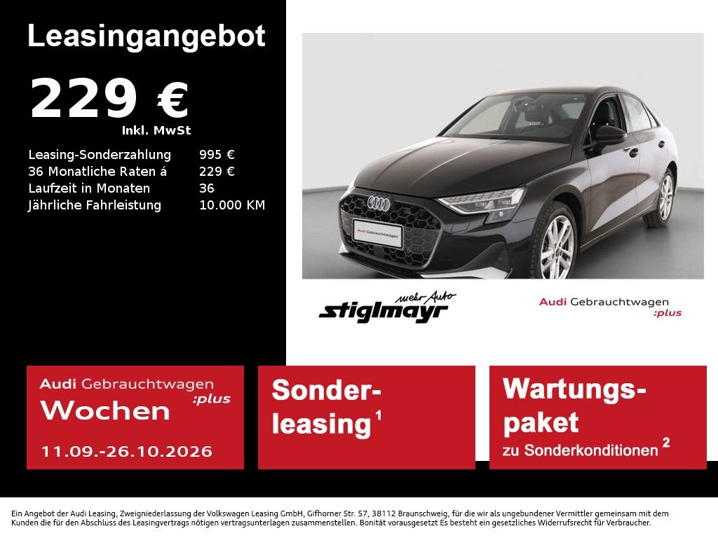 A3 Limousine 35 TFSI S-tronic ACC+AHK+KAMERA+LED